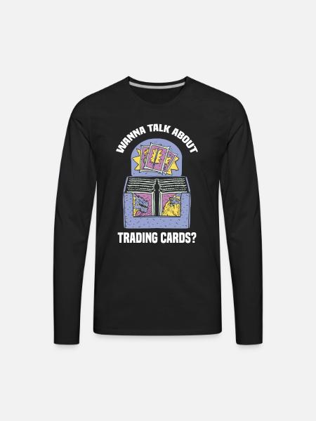 Trading cards - Men's Premium Long Sleeve T-Shirt - black