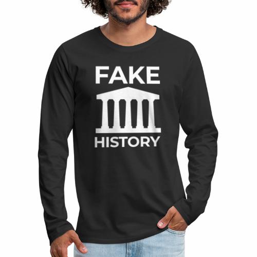 Fake History: Colonial Style Buildings Worldwide - Men's Premium Long Sleeve T-Shirt