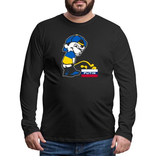 Ukraine Piss On Putin - Men's Premium Long Sleeve T-Shirt