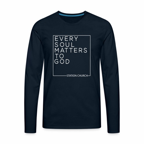 ESMTG White - Men's Premium Long Sleeve T-Shirt