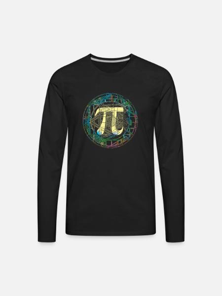Everyday should be Pi Day - Men's Premium Long Sleeve T-Shirt - black