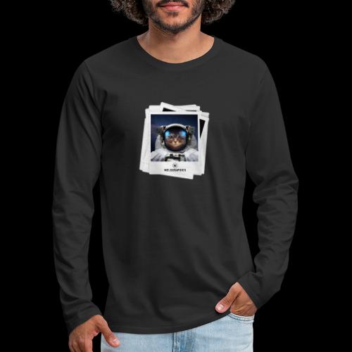 Cat Astronaut - Men's Premium Long Sleeve T-Shirt