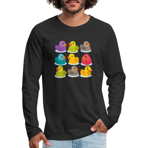 More rubber ducks to the people! - Men's Premium Long Sleeve T-Shirt