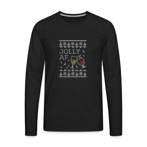 Funny Christmas Shirt - Men's Premium Long Sleeve T-Shirt