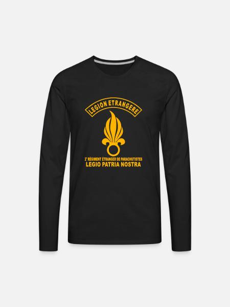 French Foreign Legion - Men's Premium Long Sleeve T-Shirt - black