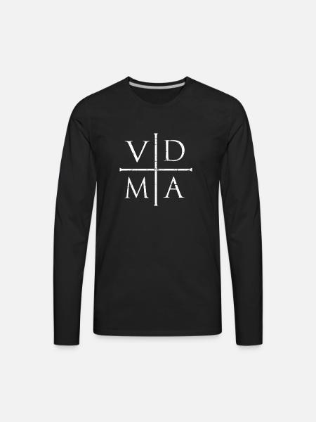 VDMA | Lutheran Design - Men's Premium Long Sleeve T-Shirt - black