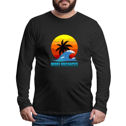 Vacation Mode: Tropical Escape - Men's Premium Long Sleeve T-Shirt