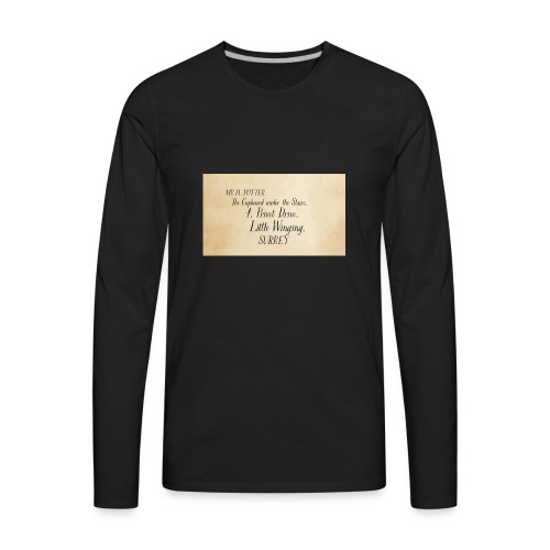 Harry s Letter - Men's Premium Long Sleeve T-Shirt