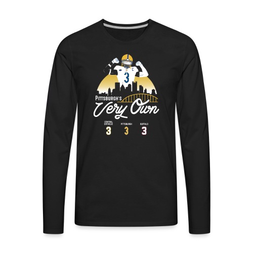 Pittsburgh's Very Own - DH3 - College - Men's Premium Long Sleeve T-Shirt