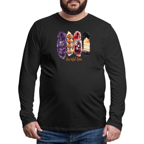 Spooky Cute Halloween Treats Art - Men's Premium Long Sleeve T-Shirt