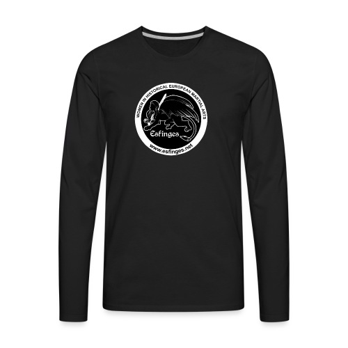 Esfinges Logo Black - Men's Premium Long Sleeve T-Shirt