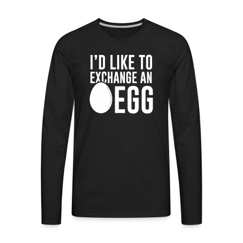 Egg Exchange Tee - Men's Premium Long Sleeve T-Shirt