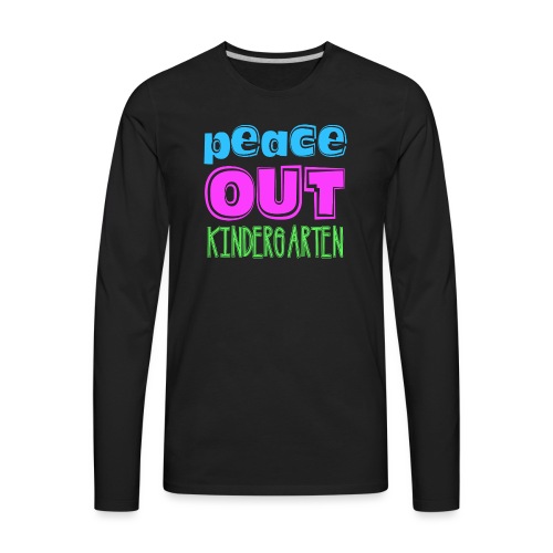 Kreative In Kinder Peace Out - Men's Premium Long Sleeve T-Shirt