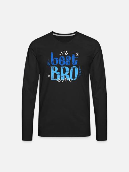 Best BRO - Men's Premium Long Sleeve T-Shirt - black