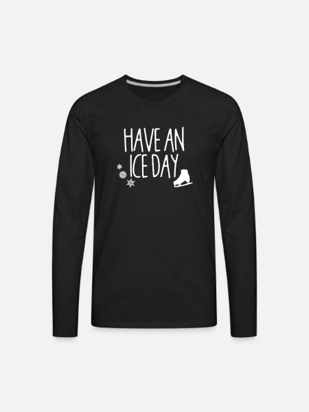 Figure Skating - Men's Premium Long Sleeve T-Shirt - black