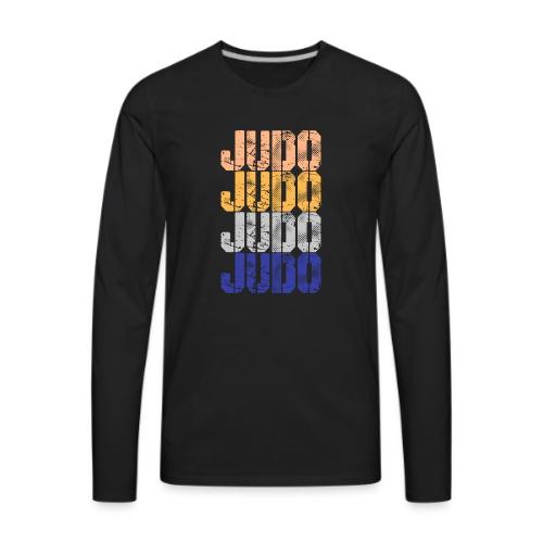 Judo Vintage Sublimation - Men's Premium Long Sleeve T-Shirt
