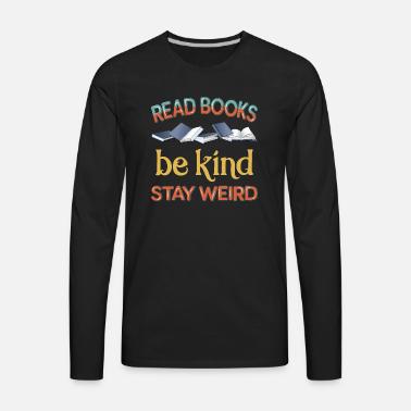 Zoemghc Book Lover T-Shirt For Women - 'Read Books Be Kind Stay Weird' Graphic Tee, Cotton Blend, Bookish Gifts - View #6