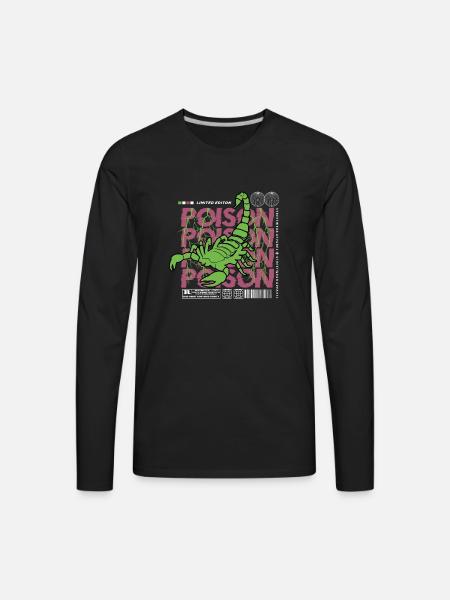 Poison - Men's Premium Long Sleeve T-Shirt - black