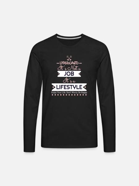 LIFEGUARD - Men's Premium Long Sleeve T-Shirt - black