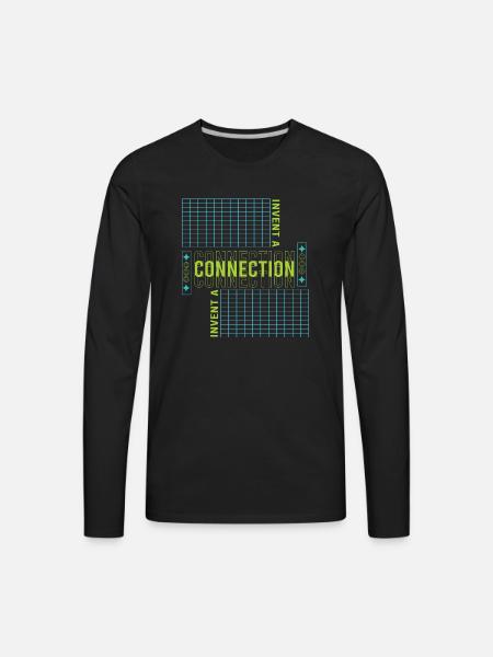 Connection - Men's Premium Long Sleeve T-Shirt - black