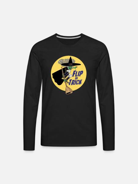 Witch Skater - Men's Premium Long Sleeve T-Shirt - black