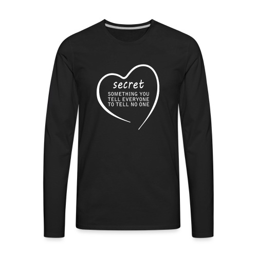 Secret - Men's Premium Long Sleeve T-Shirt