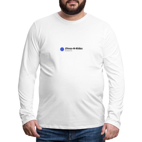 Divas N Rides Blue Dot Spot - Men's Premium Long Sleeve T-Shirt