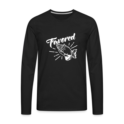 Favored - Alt. Design (White Letters) - Men's Premium Long Sleeve T-Shirt