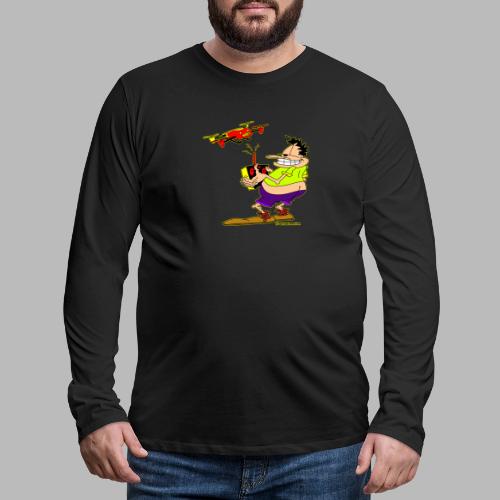 GrisDismation Ongher Droning Out Tshirt - Men's Premium Long Sleeve T-Shirt
