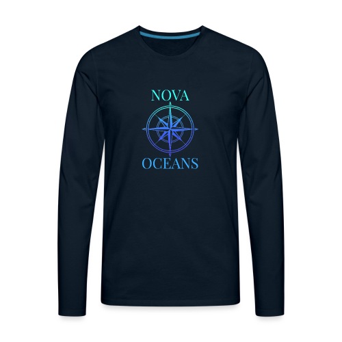 logo_nova_oceans - Men's Premium Long Sleeve T-Shirt