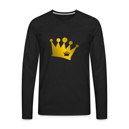 Double Crown gold - Men's Premium Long Sleeve T-Shirt