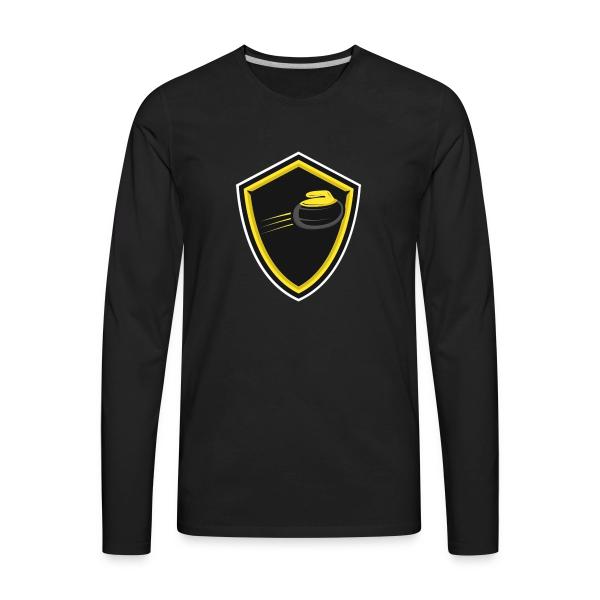 Curling logo Men's Premium Long Sleeve T-Shirt