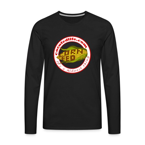 Corn Fed Circle - Men's Premium Long Sleeve T-Shirt