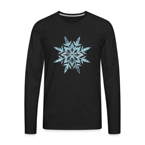 Christmas Ice Crystal - Men's Premium Long Sleeve T-Shirt