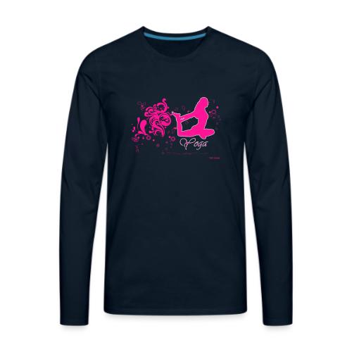 yoga_002 - Men's Premium Long Sleeve T-Shirt