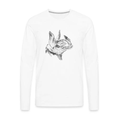 Bat Head - Men's Premium Long Sleeve T-Shirt