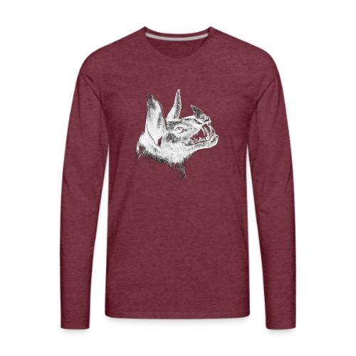 Bat Head - Men's Premium Long Sleeve T-Shirt