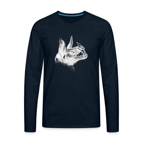 Bat Head - Men's Premium Long Sleeve T-Shirt