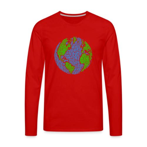 Global PEACE Sphere - Men's Premium Long Sleeve T-Shirt