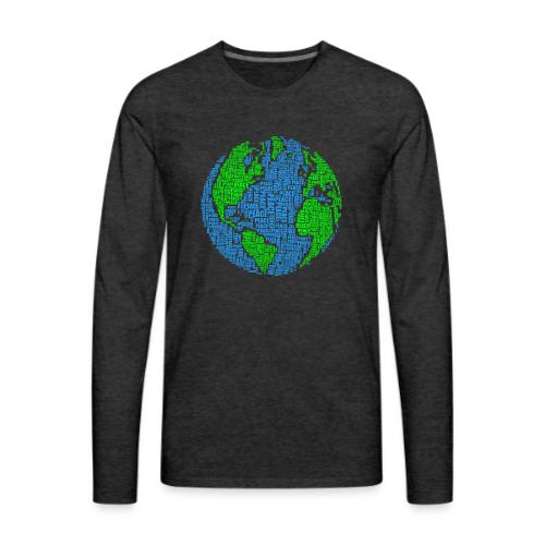 Global PEACE Sphere - Men's Premium Long Sleeve T-Shirt