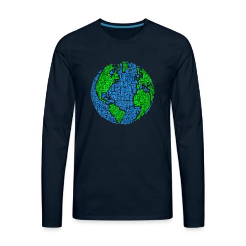 Global PEACE Sphere - Men's Premium Long Sleeve T-Shirt