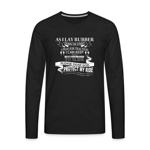 Muscle Car Racing Prayer - Men's Premium Long Sleeve T-Shirt