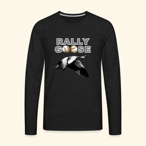 Detroit Rally Goose Baseball Lucky Charm Design - Men's Premium Long Sleeve T-Shirt