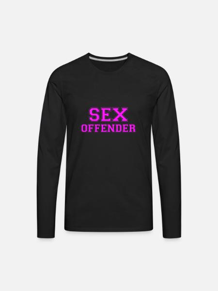Sex Offender - Men's Premium Long Sleeve T-Shirt - black