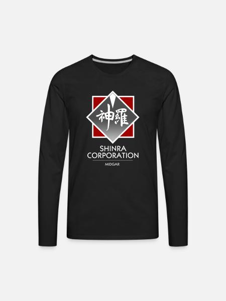 shinra - Men's Premium Long Sleeve T-Shirt - black