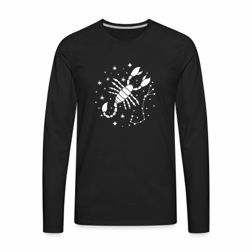 Star sign Fearless Scorpio October November - Men's Premium Long Sleeve T-Shirt