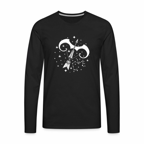 Zodiac Optimistic Sagittarius November December - Men's Premium Long Sleeve T-Shirt