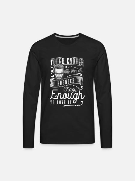 Bouncer Profession Entrance - Men's Premium Long Sleeve T-Shirt - black