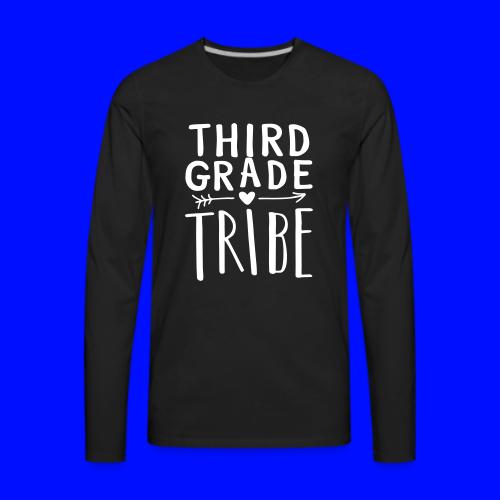 Third Grade Tribe Teacher Team T-Shirts - Men's Premium Long Sleeve T-Shirt