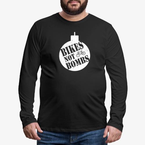 Bikes Not Bombs - Men's Premium Long Sleeve T-Shirt